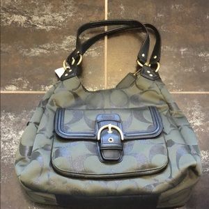 Hunter green NWT coach purse